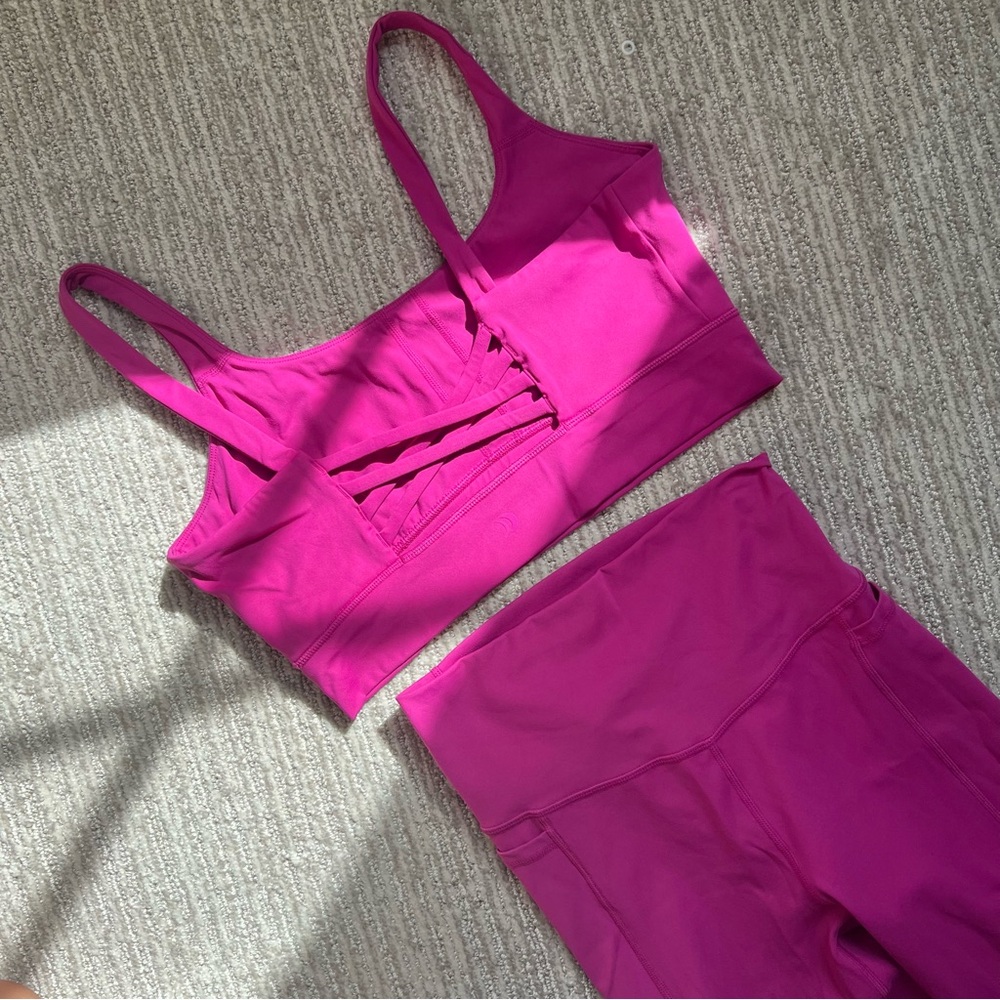 Z supply hot pink workout set